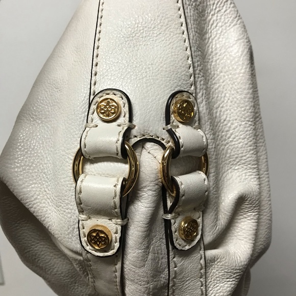 Vintage Antonio Melani White Leather Bag - Picture 3 of 8